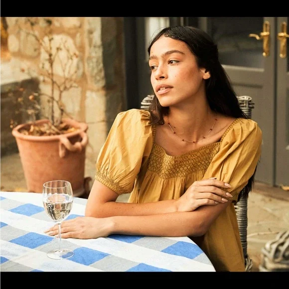 DOEN Gail Top - Wheat - Picture 9 of 11